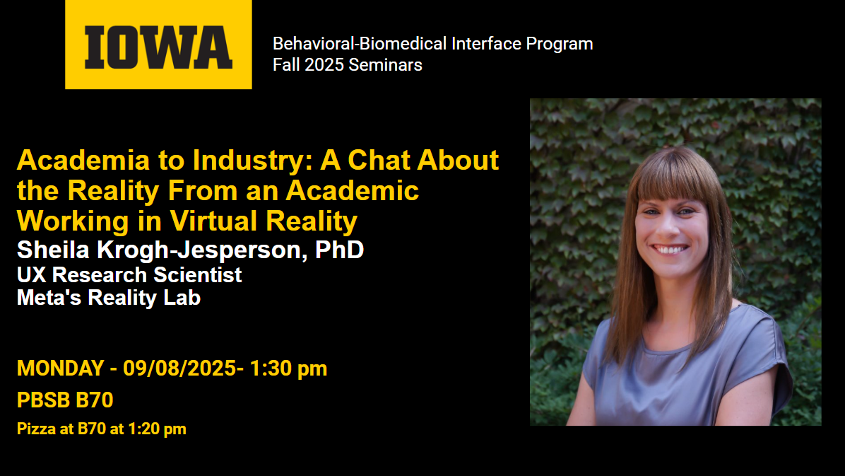 Image of Dr. Sheila Krogh-Jesperson, talk Academia to Industry: A Chat About the Reality From an Academic Working in Virtual Reality